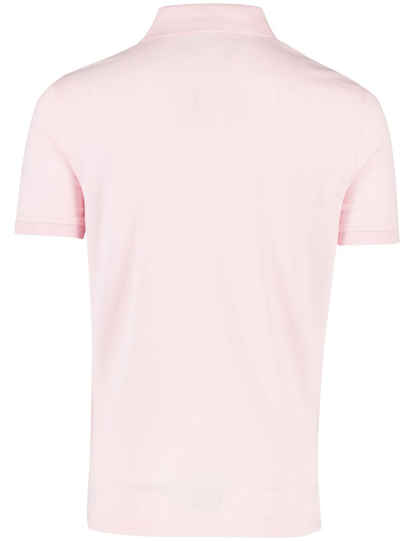 Poloshirt tommy hilfiger regular fit licht roze