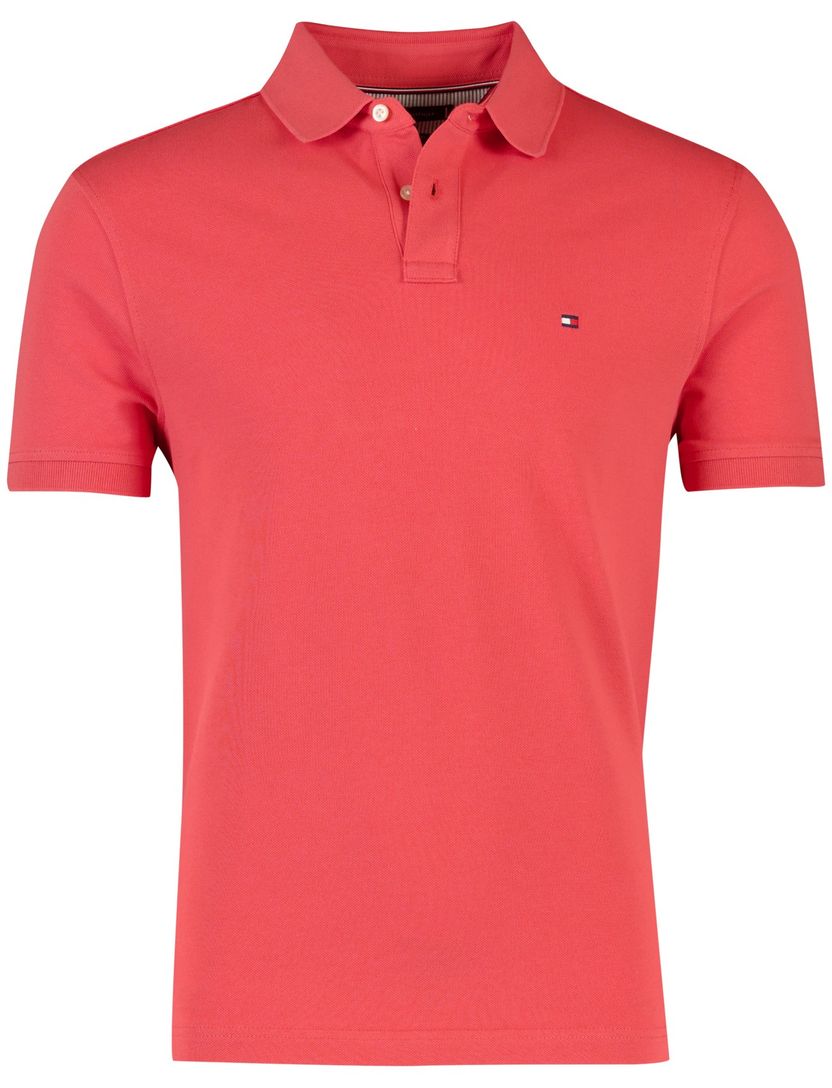 Poloshirt tommy hilfiger regular fit rood
