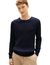 Tommy Hilfiger cable knitted trui navy