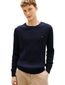 Tommy Hilfiger cable knitted trui navy