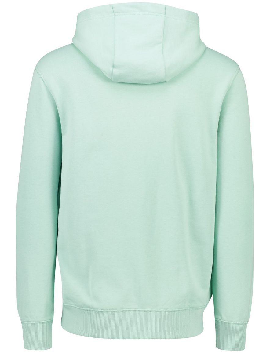 Tommy Hilfiger mintgroene heren hoodie met buidelzak