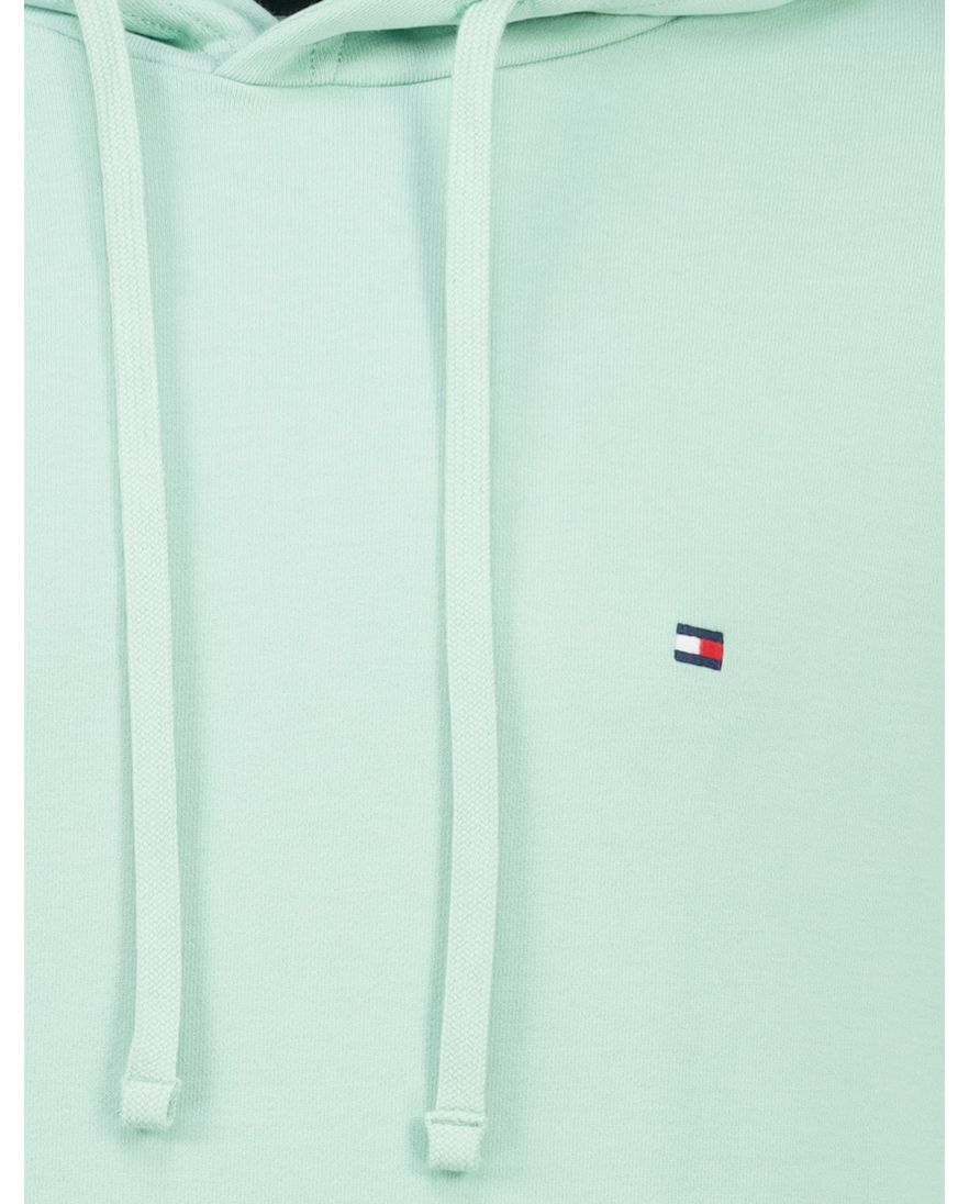 Tommy Hilfiger mintgroene heren hoodie met buidelzak