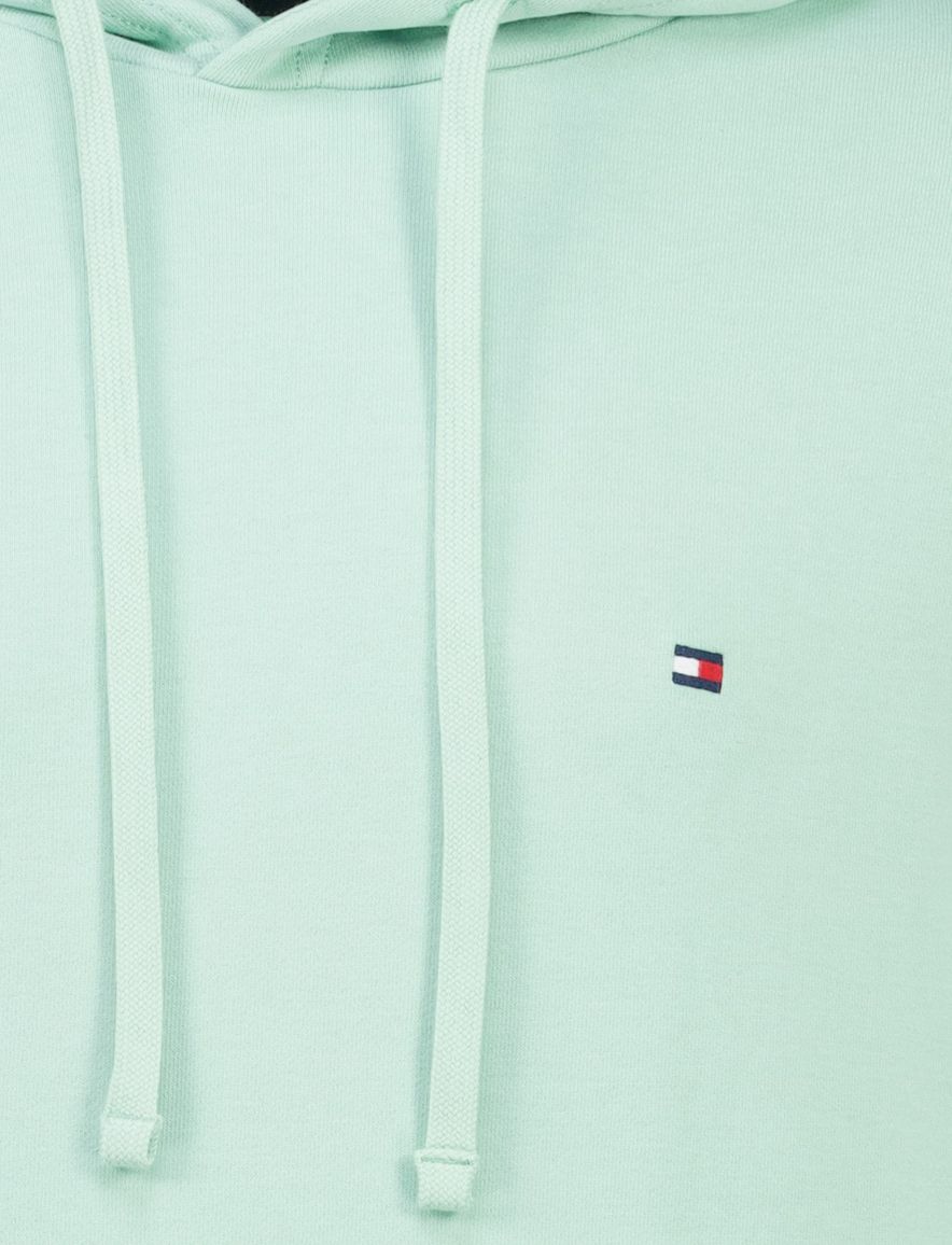 Tommy Hilfiger mintgroene heren hoodie met buidelzak