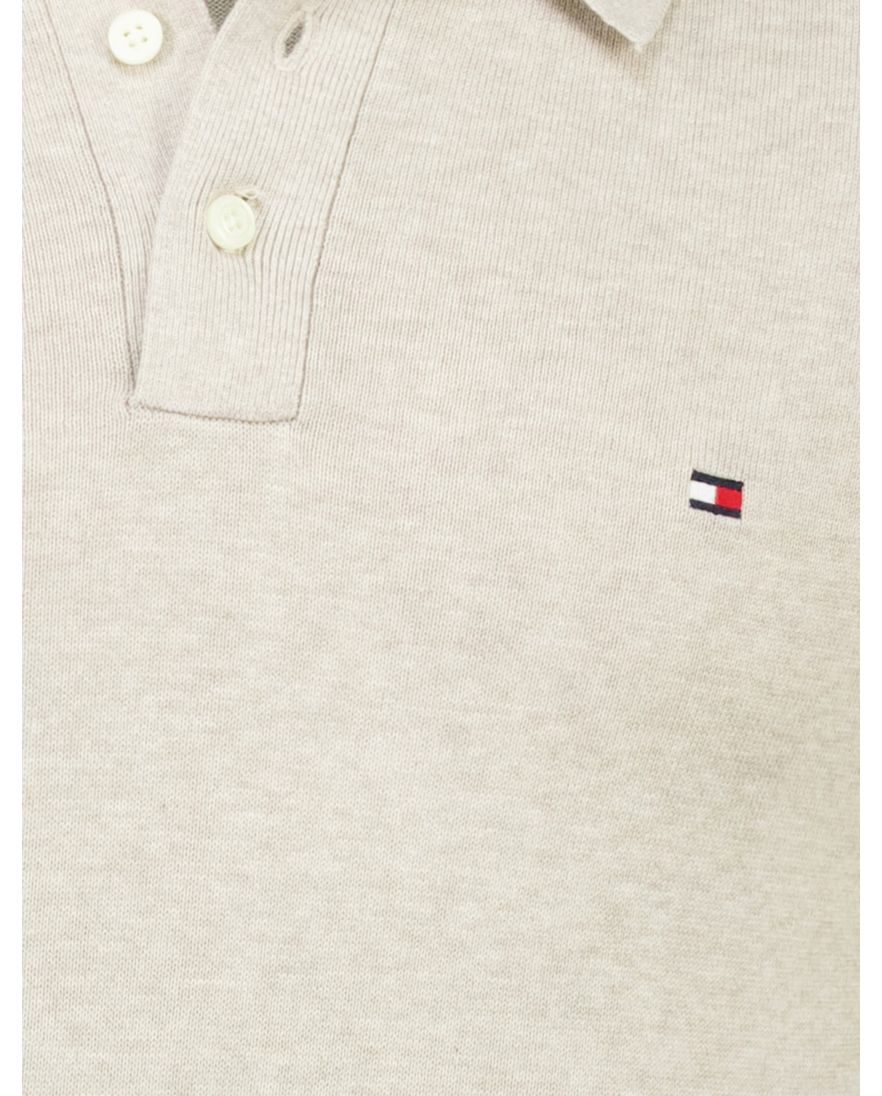 Poloshirt beige Tommy Hilfiger gemeleerd