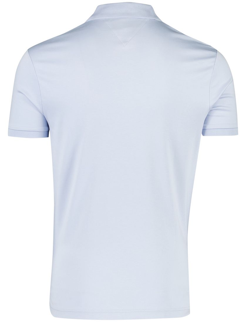 Poloshirt Tommy hilfiger lichtblauw regular fit