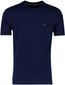 T-shirt ronde hals donkerblauw regular fit tommy hilfiger