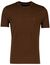 Tommy hilfiger t-shirt bruin ronde hals regular fit