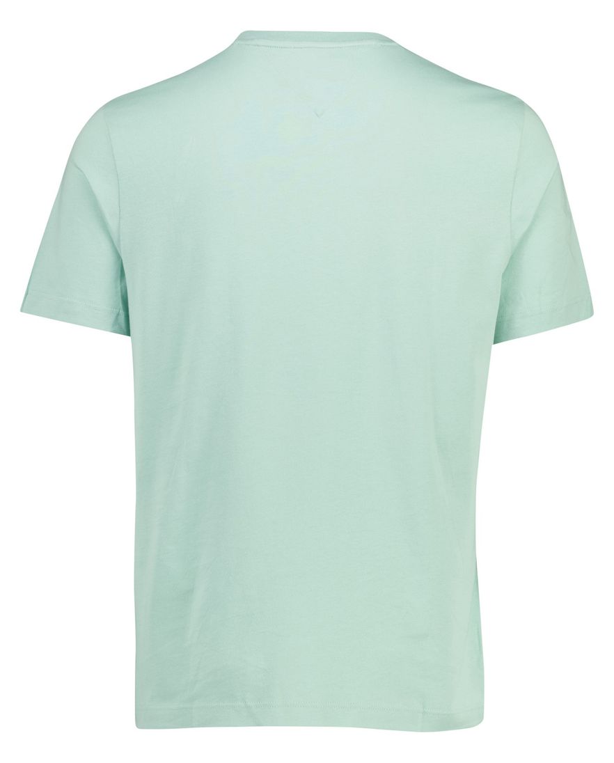Tommy Hilfiger regular fit t-shirt groen met logo