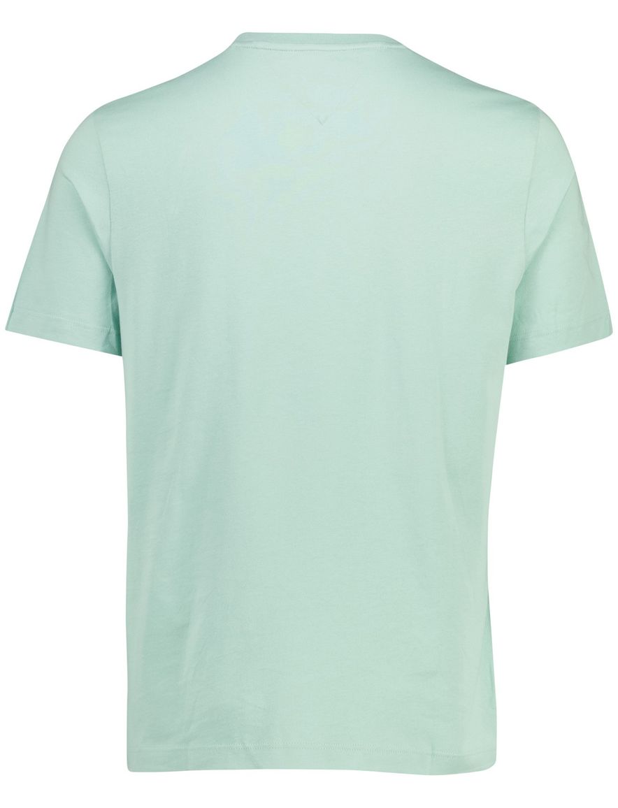 Tommy Hilfiger regular fit t-shirt groen met logo