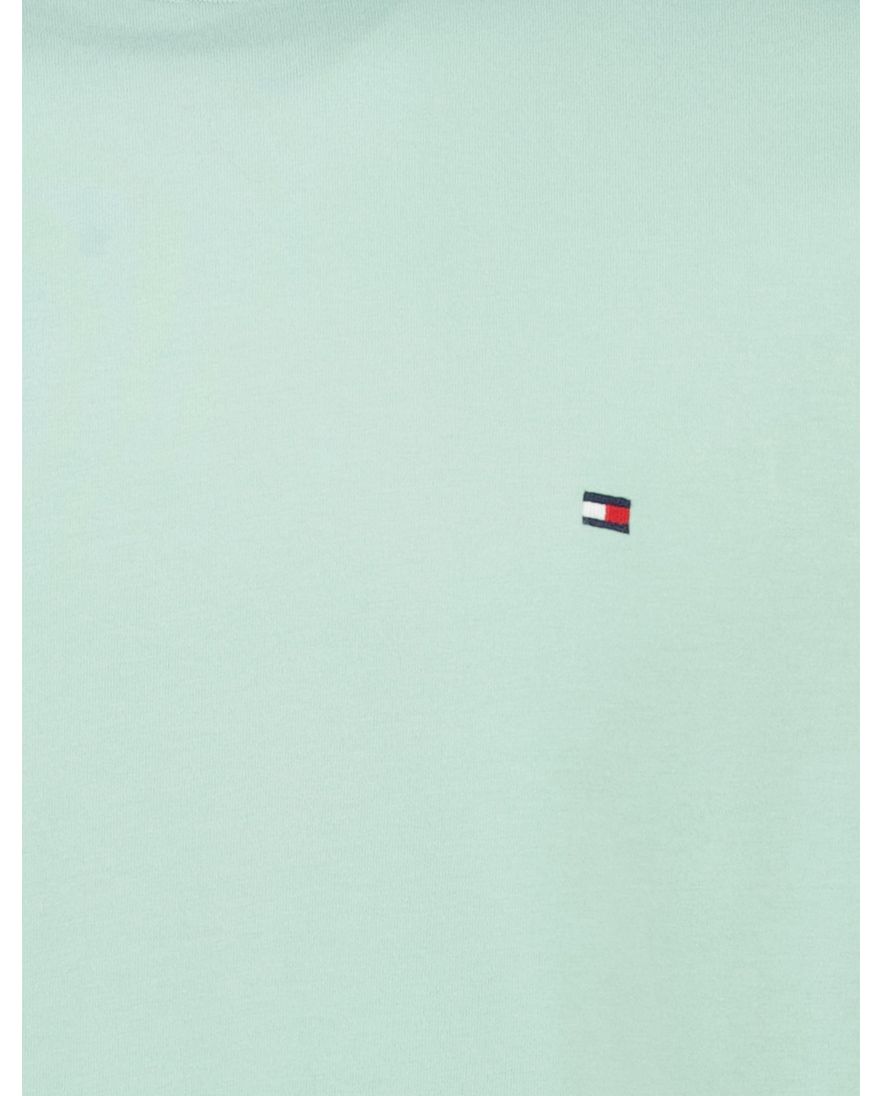 Tommy Hilfiger regular fit t-shirt groen met logo