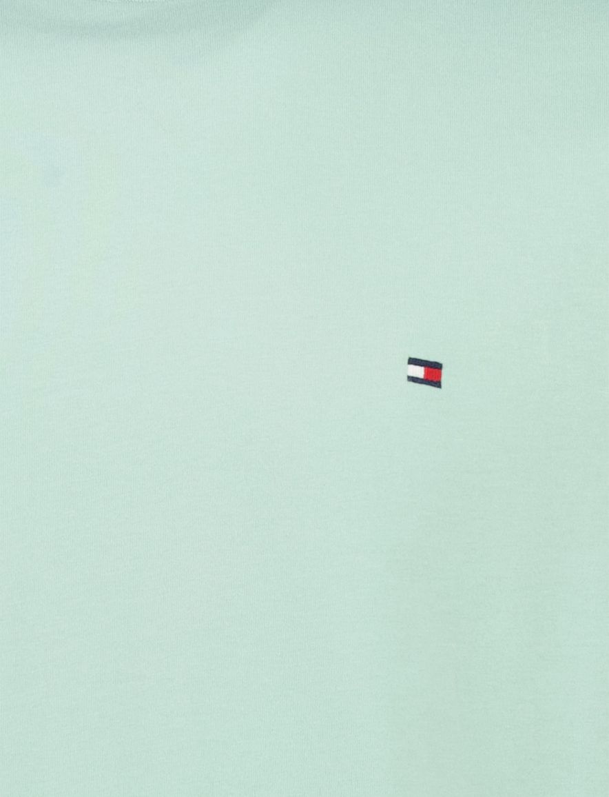 Tommy Hilfiger regular fit t-shirt groen met logo