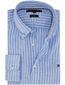 Tommy Hilfiger overhemd blauw linnen strepen