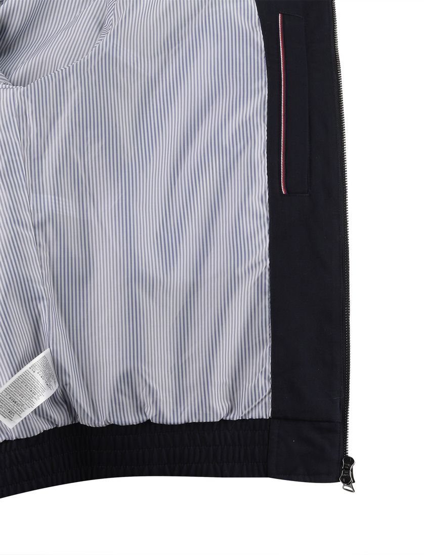 zomerjas Tommy Hilfiger donkerblauw normale fit klepzakken