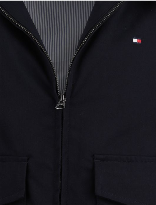 Tommy Hilfiger zomerjas donkerblauw normale fit