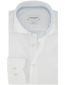 overhemd wit slim fit effen Profuomo lange mouw katoen