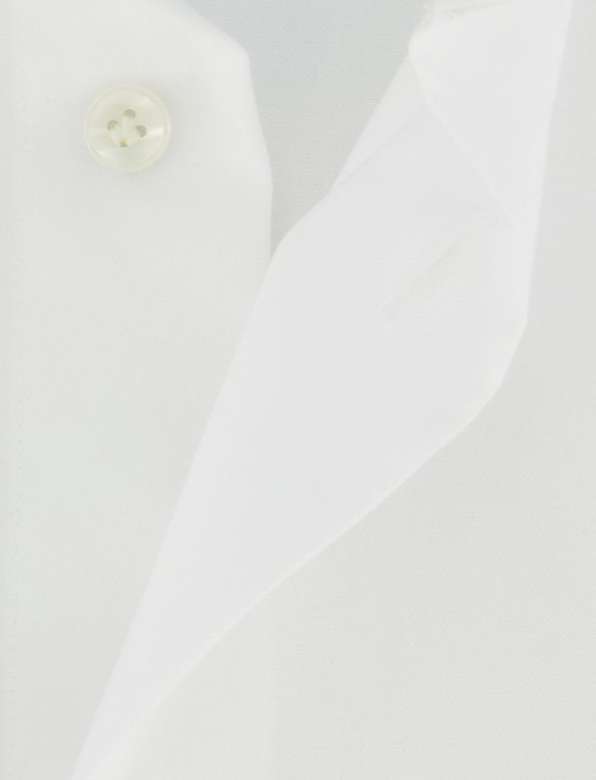 overhemd wit lange mouw Profuomo 100% katoen effen