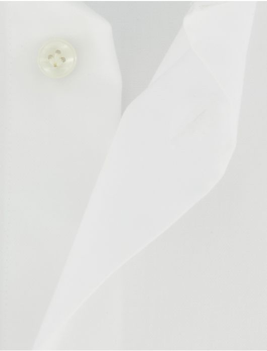 Profuomo Overhemd Slim fit wit strijkvrij