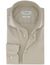 Overhemd Profuomo Slim Fit beige katoen strijkvrij