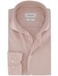 Profuomo overhemd Slim Fit roze effen strijkvrij