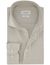 Overhemd Profuomo Slim Fit beige structuur katoen