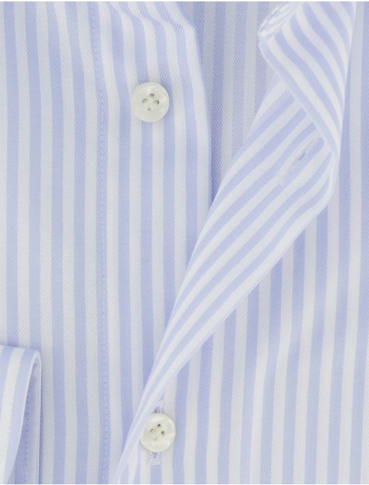 Profuomo overhemd lichtblauw slim fit cutaway boord
