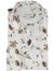 Overhemd Profuomo Slim Fit wit geprint bloemen