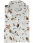 Witte bloemen geprint overhemd Profuomo Slim Fit