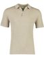 Beige poloshirt Profuomo met structuur