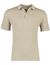 Profuomo poloshirt beige effen met structuur