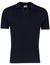 Donkerblauwe polo Profuomo normale fit knitted