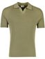 Poloshirt groen profuomo knitted normale fit