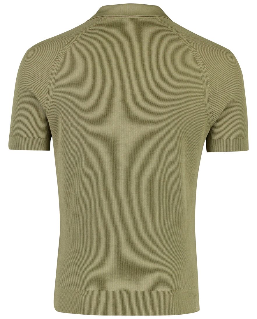 Leger groene polo Profuomo knitted