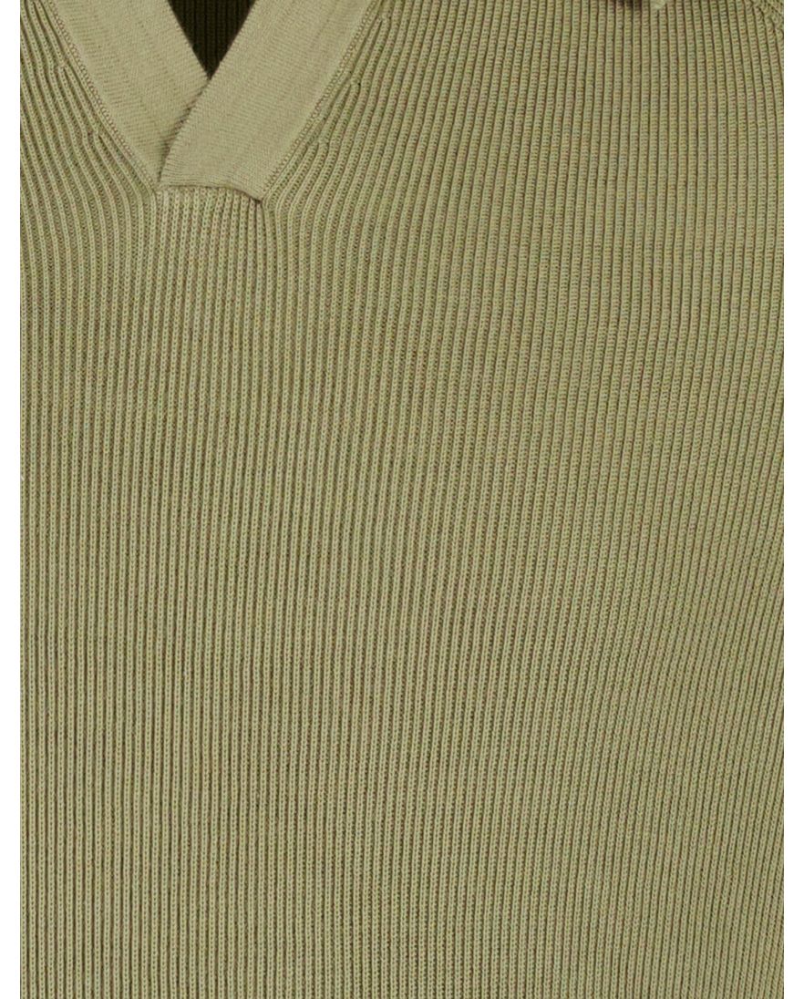 Leger groene polo Profuomo knitted