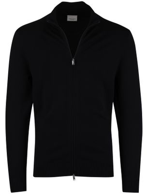 Profuomo Half zip pullover zwart Gentiluomo tencel