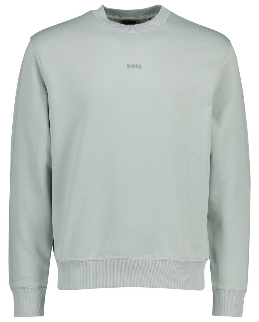 Lichtblauwe sweater Boss Orange Wesmallcrew