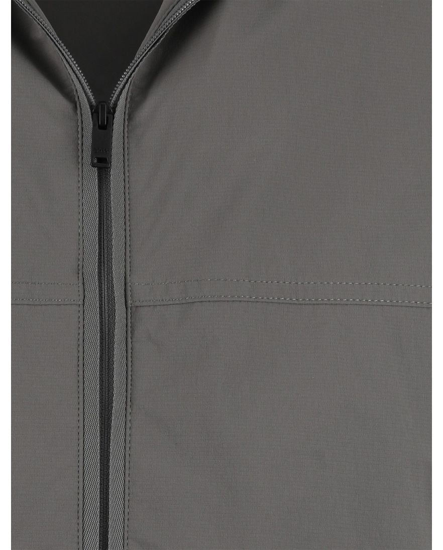 Grijze zomerjas Boss Orange Orki capuchon