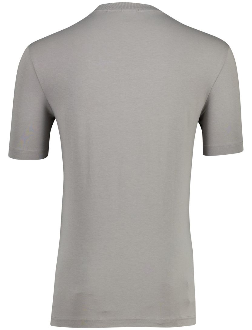 t-shirt Boss Green tee stretch grijs katoen
