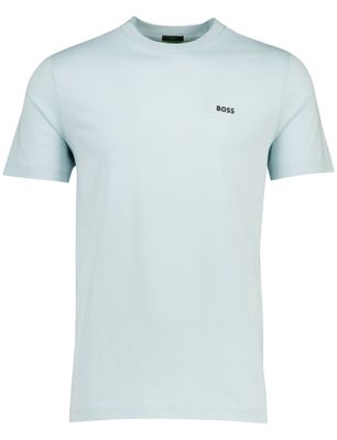 Hugo Boss Boss Green tee t-shirt lichtblauw logo katoen