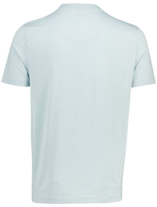 Boss Green tee stretch t-shirt logo lichtblauw