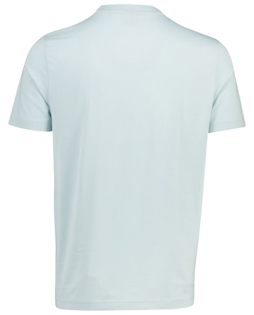 Boss Green tee t-shirt lichtblauw logo katoen