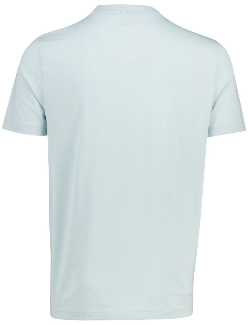 t-shirt Boss Green tee stretch lichtblauw logo