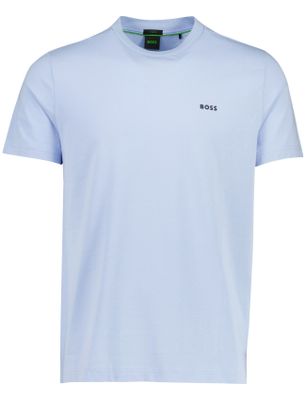 Hugo Boss T-shirt Boss green tee blauw ronde hals
