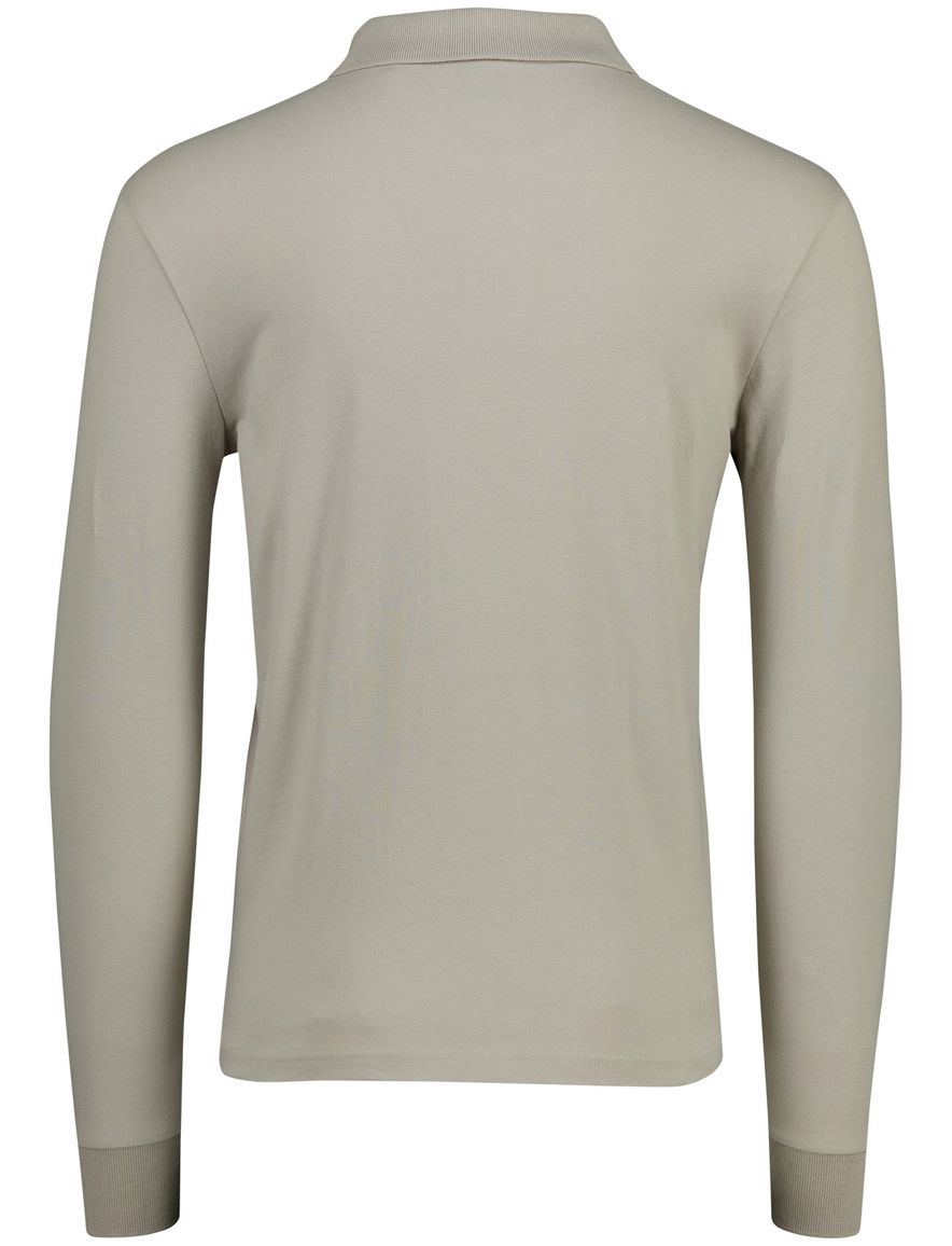 Boss Orange Passerby poloshirt grijs normale fit 2 knopen