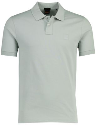 Hugo Boss Poloshirt Boss Orange Passenger groen pique