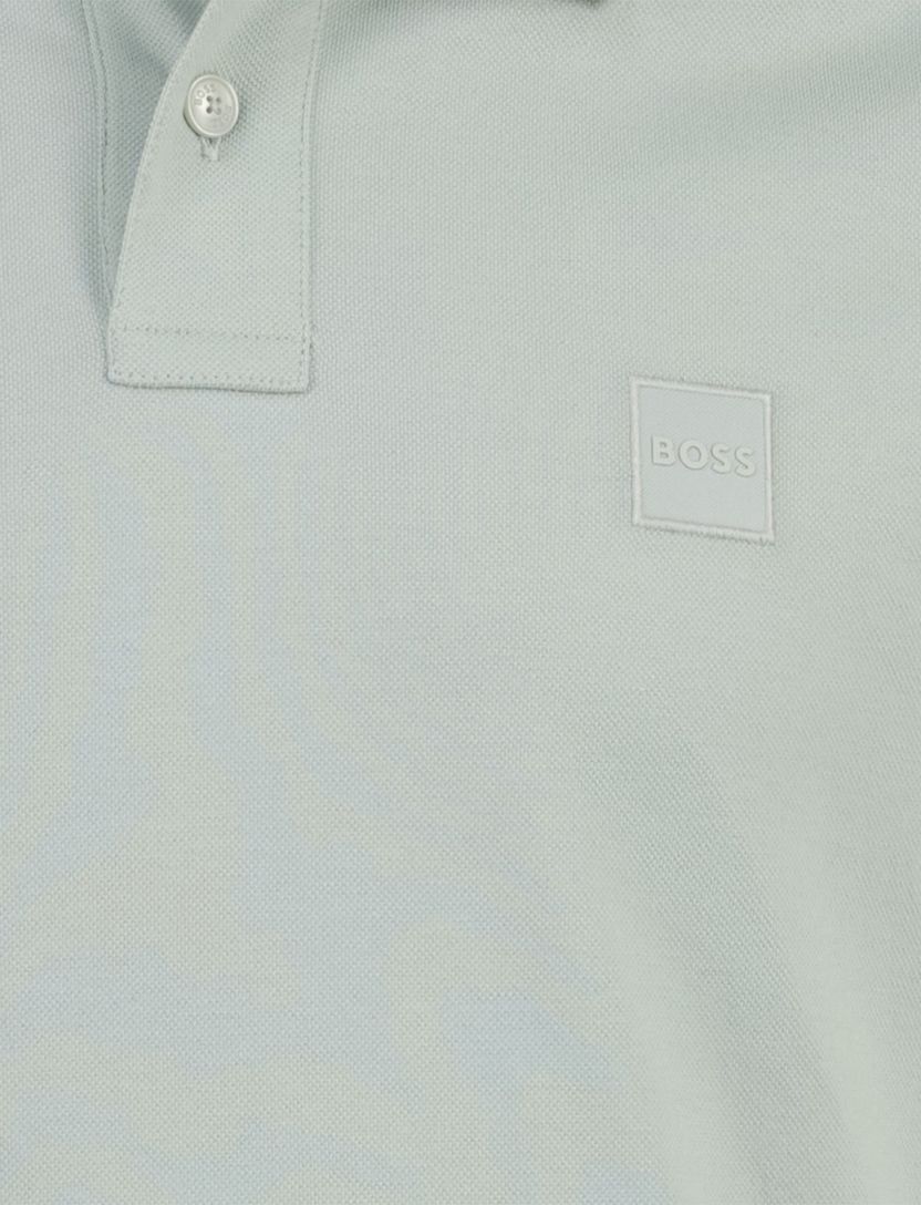 Poloshirt Boss Orange Passenger groen pique