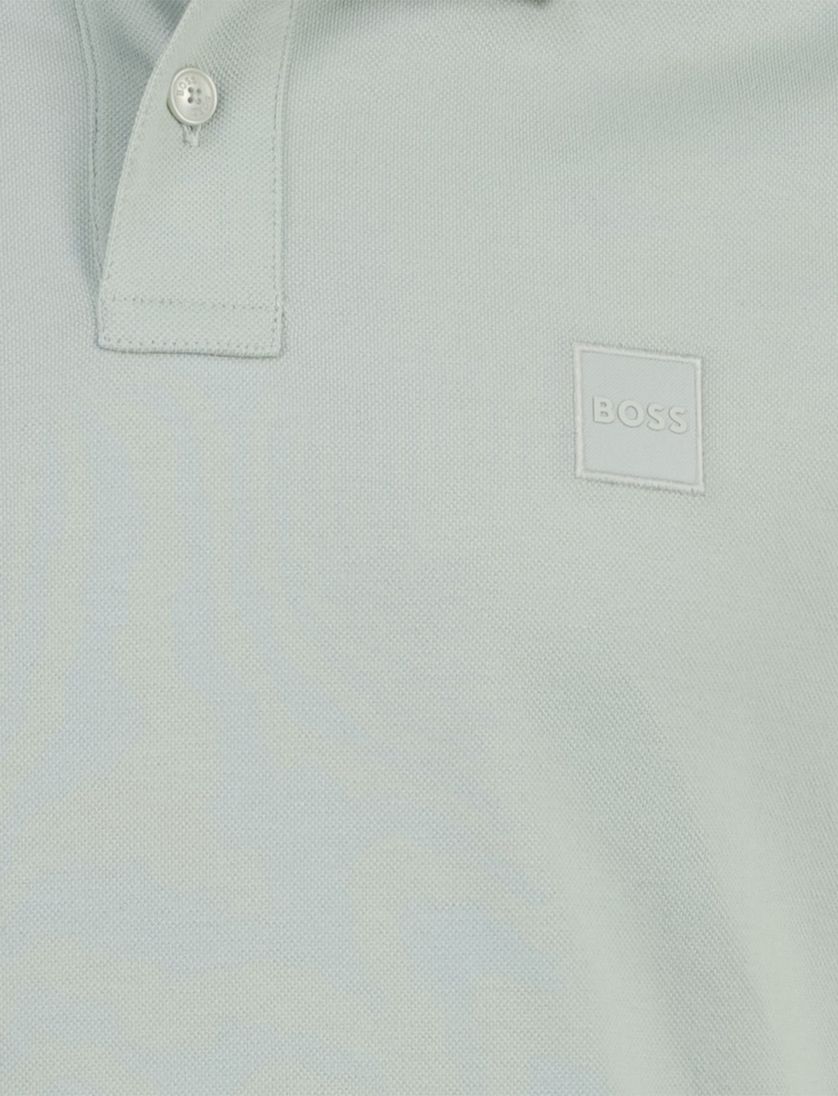 Poloshirt Boss Orange Passenger groen pique
