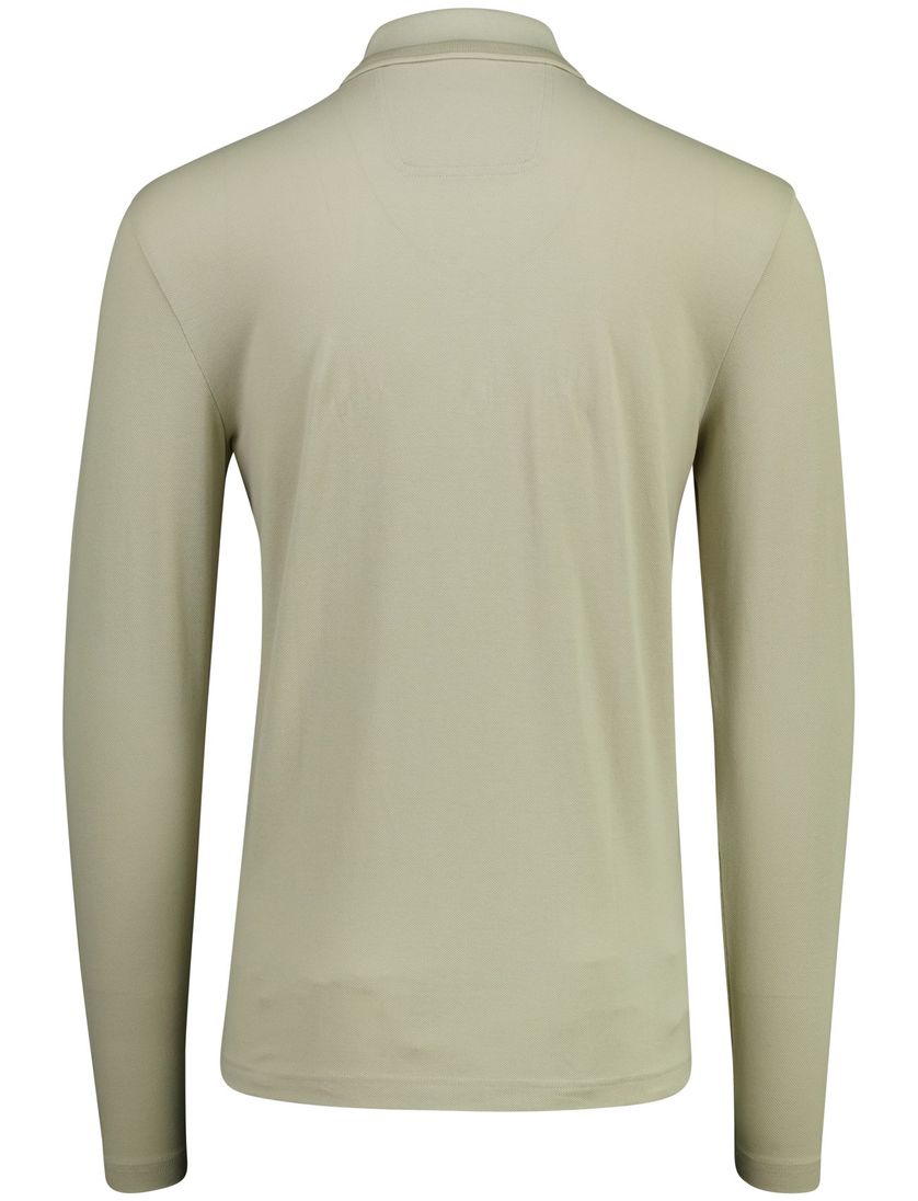 Poloshirt Boss Green Plisy beige 3 knoopjes normale fit