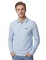 Boss Green polo lichtblauw effen