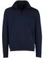 Donkerblauw Boss orange half zip trui