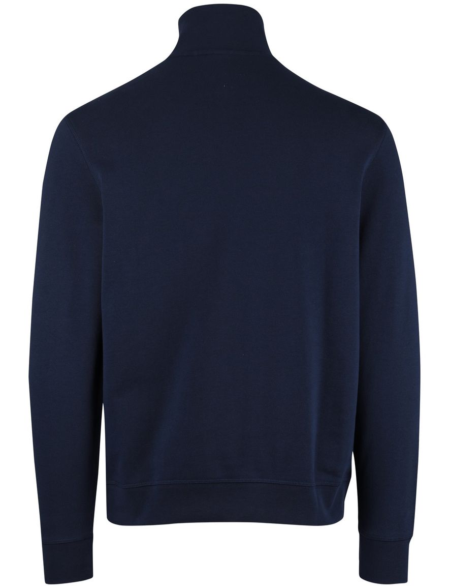 Boss Orange Zetrust sweater opestaande kraag navy